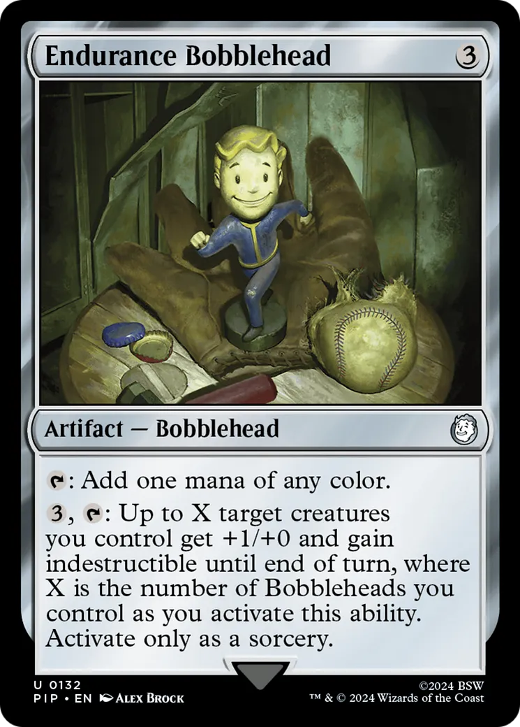 Endurance Bobblehead — Fallout — Magic: The Gathering