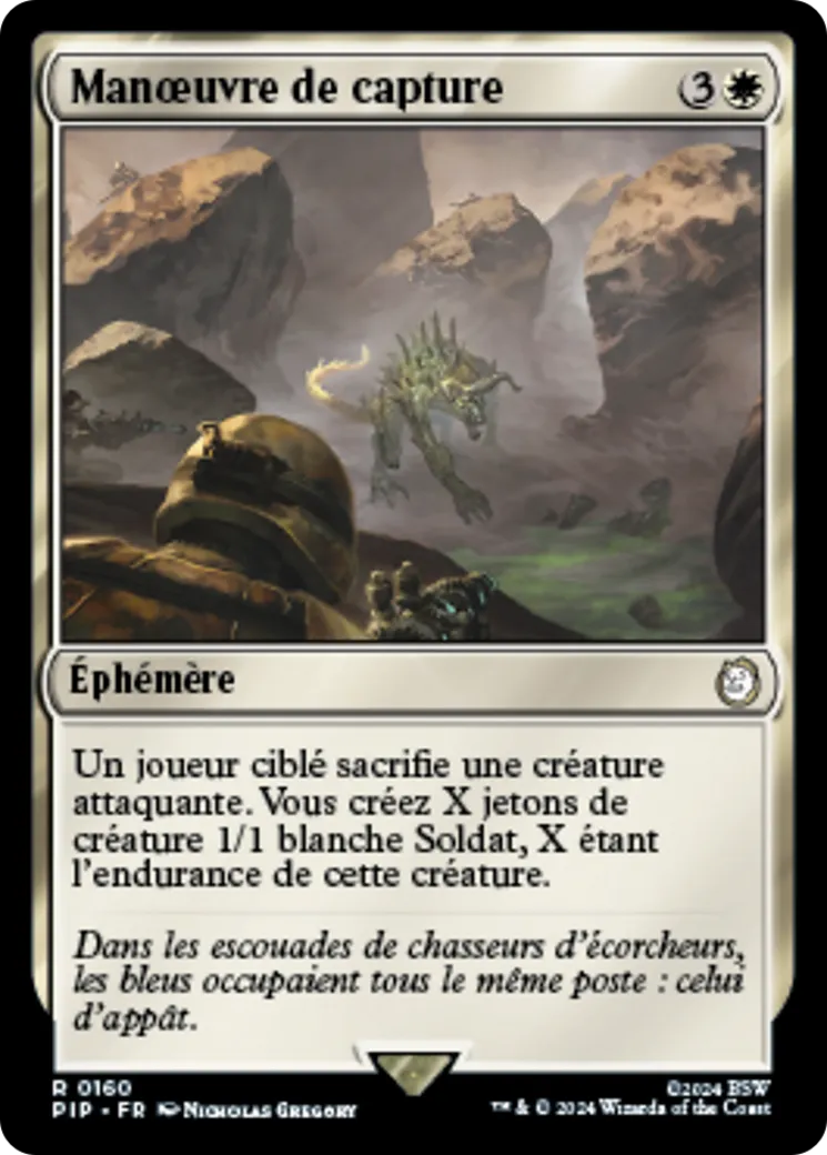 Manœuvre de capture — Fallout — Magic: The Gathering