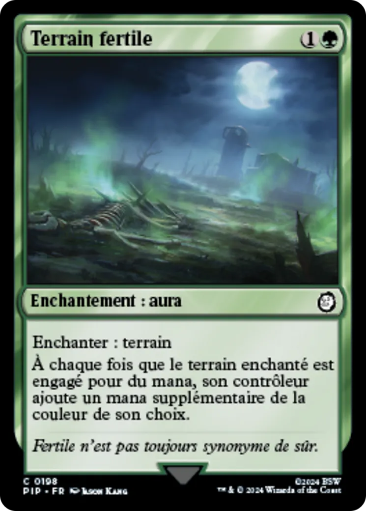 Terrain fertile from Fallout - Magic: The Gathering