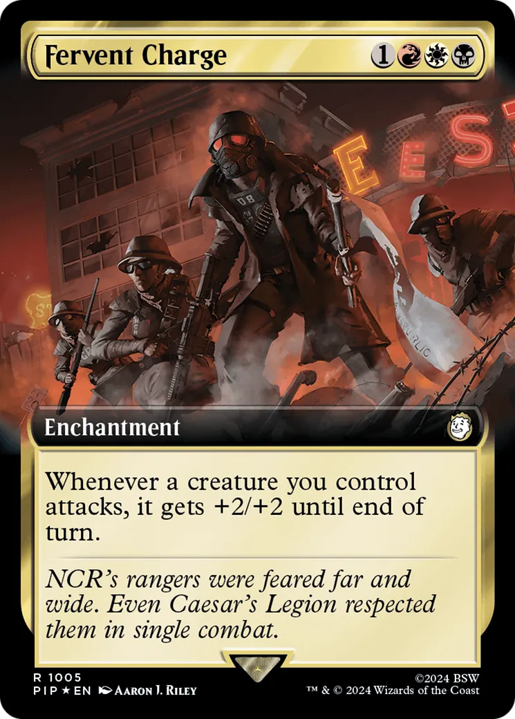 Fervent Charge — Fallout — Magic: The Gathering