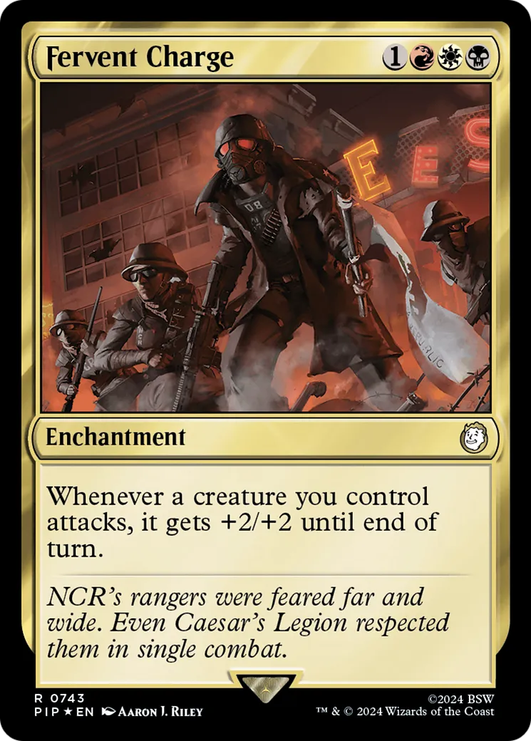 Fervent Charge — Fallout — Magic: The Gathering