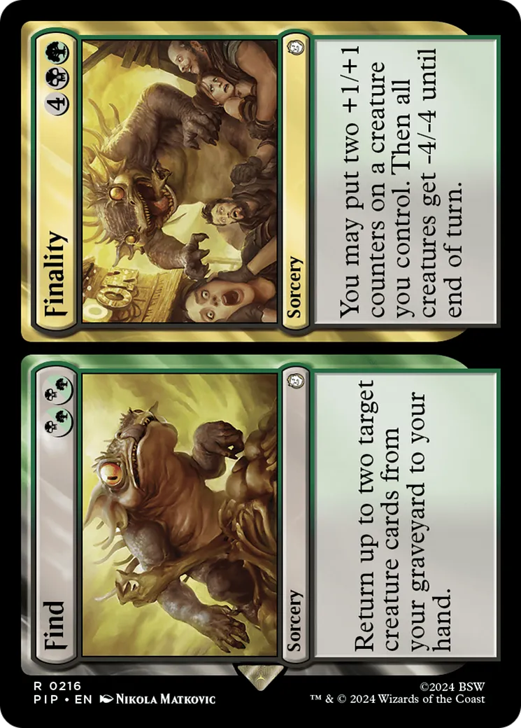 Find // Finality — Fallout — Magic: The Gathering