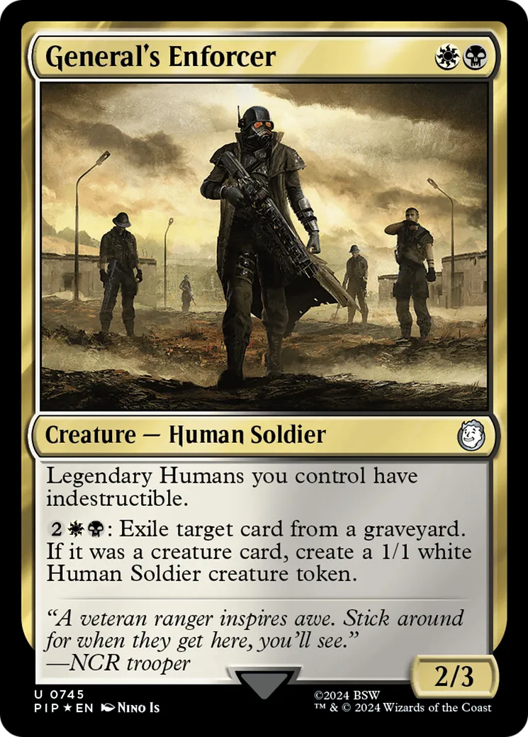 Argousin du général — Fallout — Magic: The Gathering