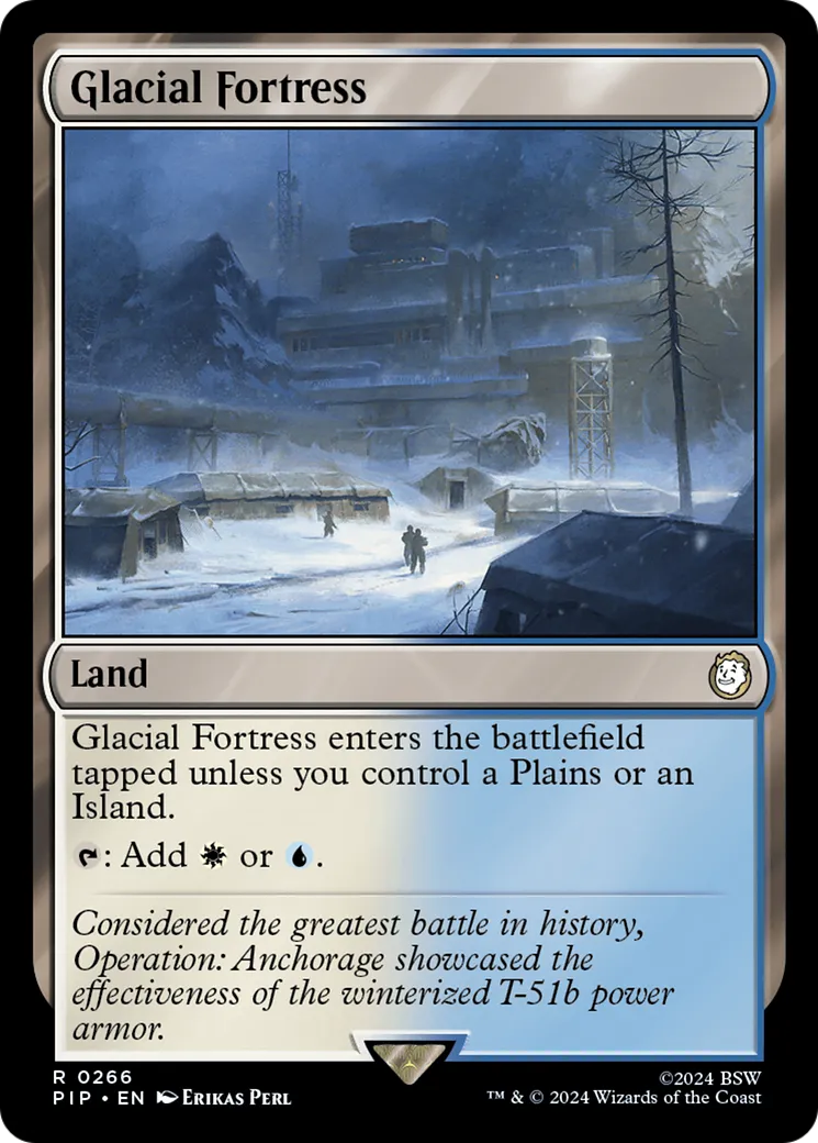 Glacial Fortress — Fallout — Magic: The Gathering