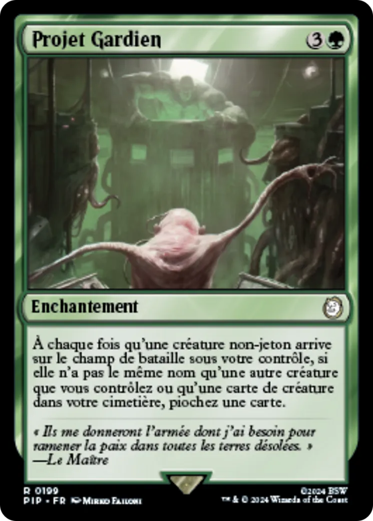 Projet Gardien — Fallout — Magic: The Gathering
