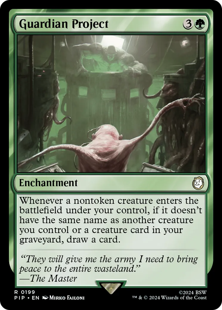 Projet Gardien — Fallout — Magic: The Gathering