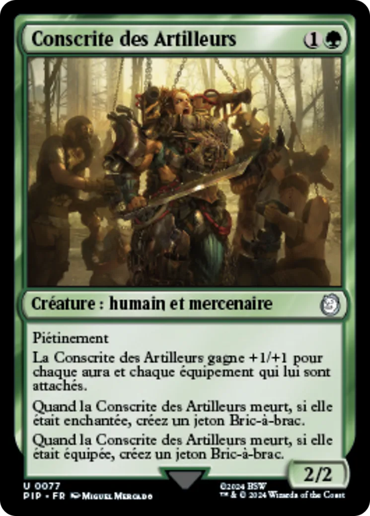 Conscrite des Artilleurs — Fallout — Magic: The Gathering