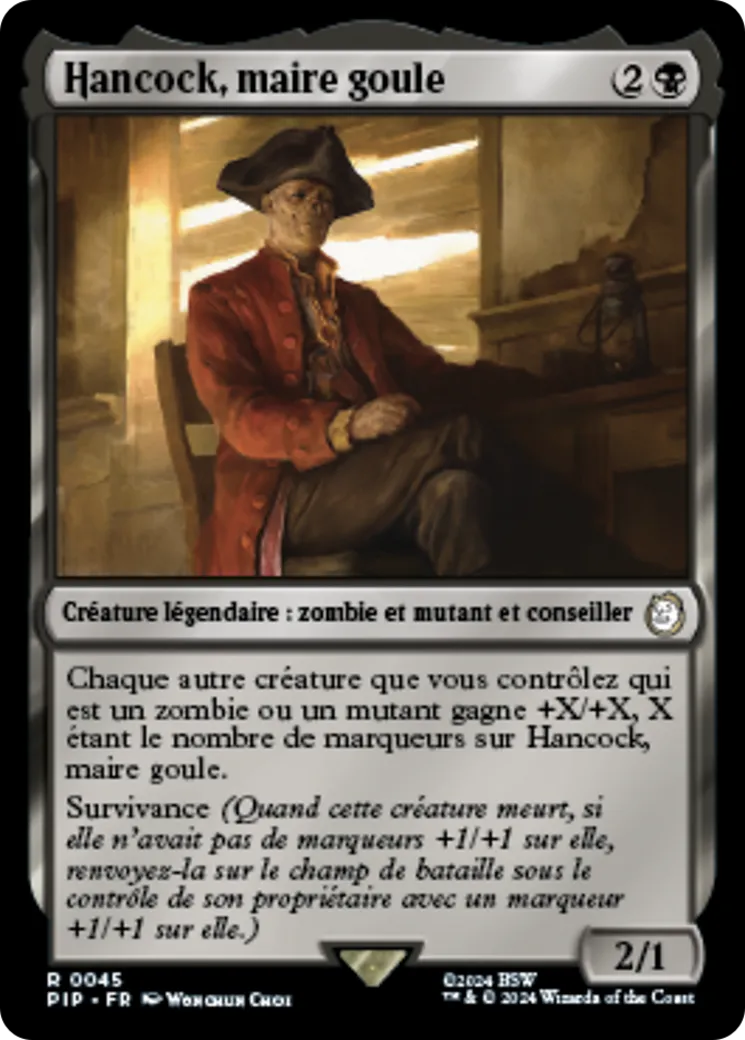 Hancock, maire goule — Fallout — Magic: The Gathering