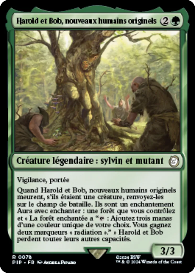 Harold et Bob, nouveaux humains originels — Fallout — Magic: The Gathering