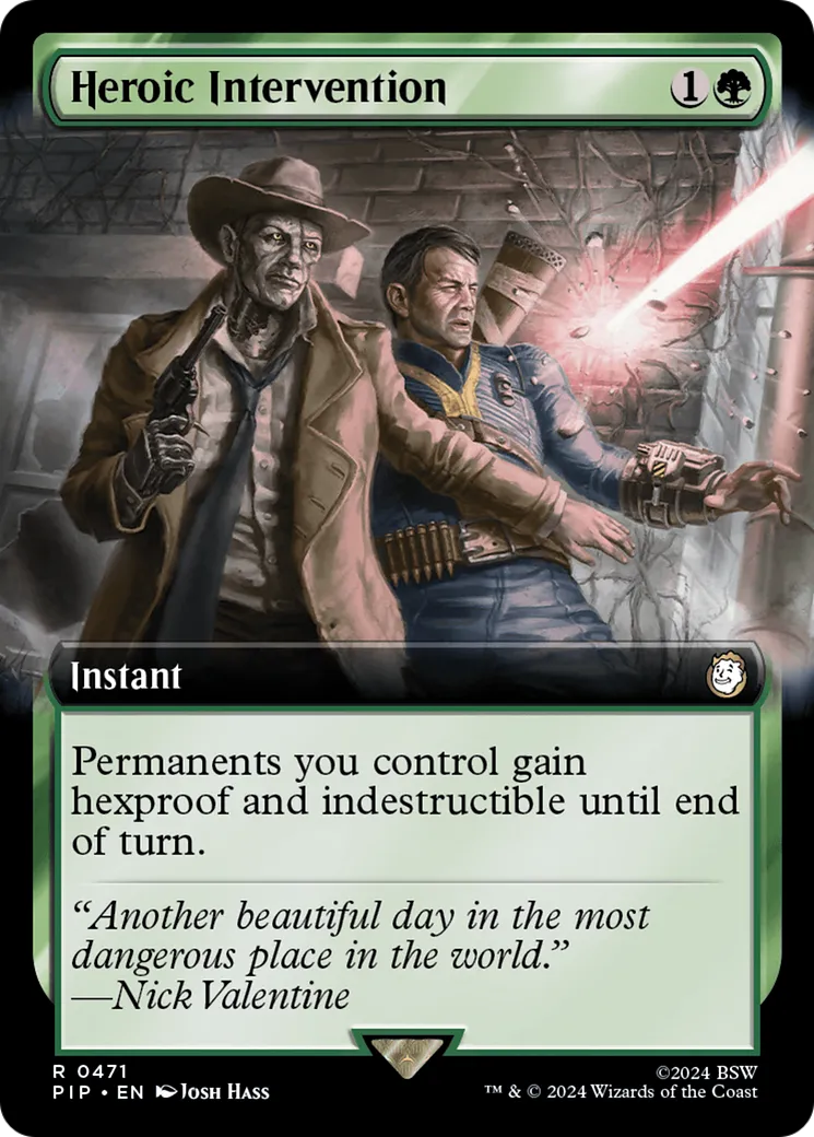 Intervention héroïque — Fallout — Magic: The Gathering