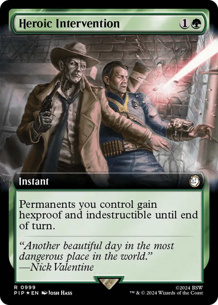 Intervention héroïque — Fallout — Magic: The Gathering