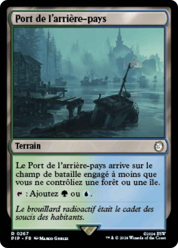 Port de l'arrière-pays — Fallout — Magic: The Gathering