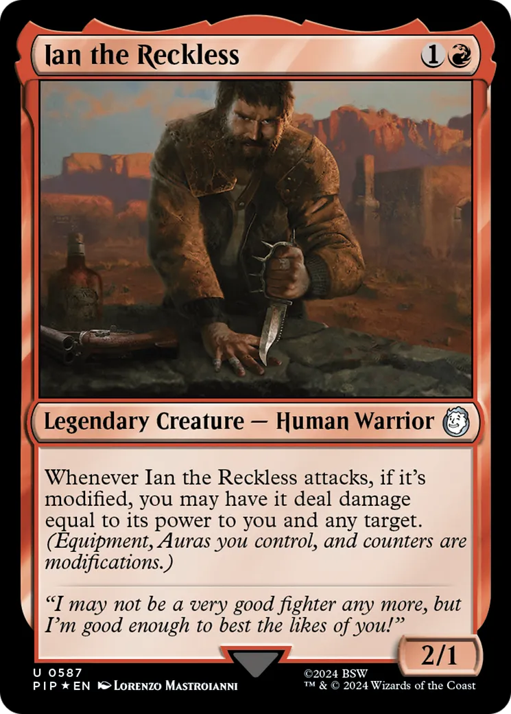 Ian the Reckless — Fallout — Magic: The Gathering