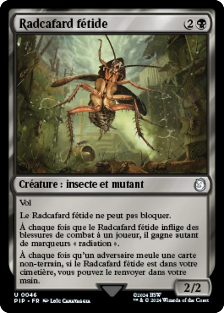 Radcafard fétide — Fallout — Magic: The Gathering