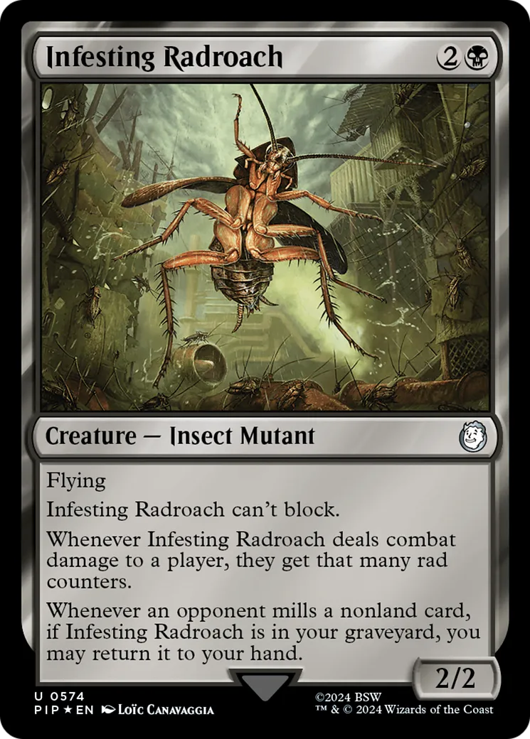 Infesting Radroach — Fallout — Magic: The Gathering