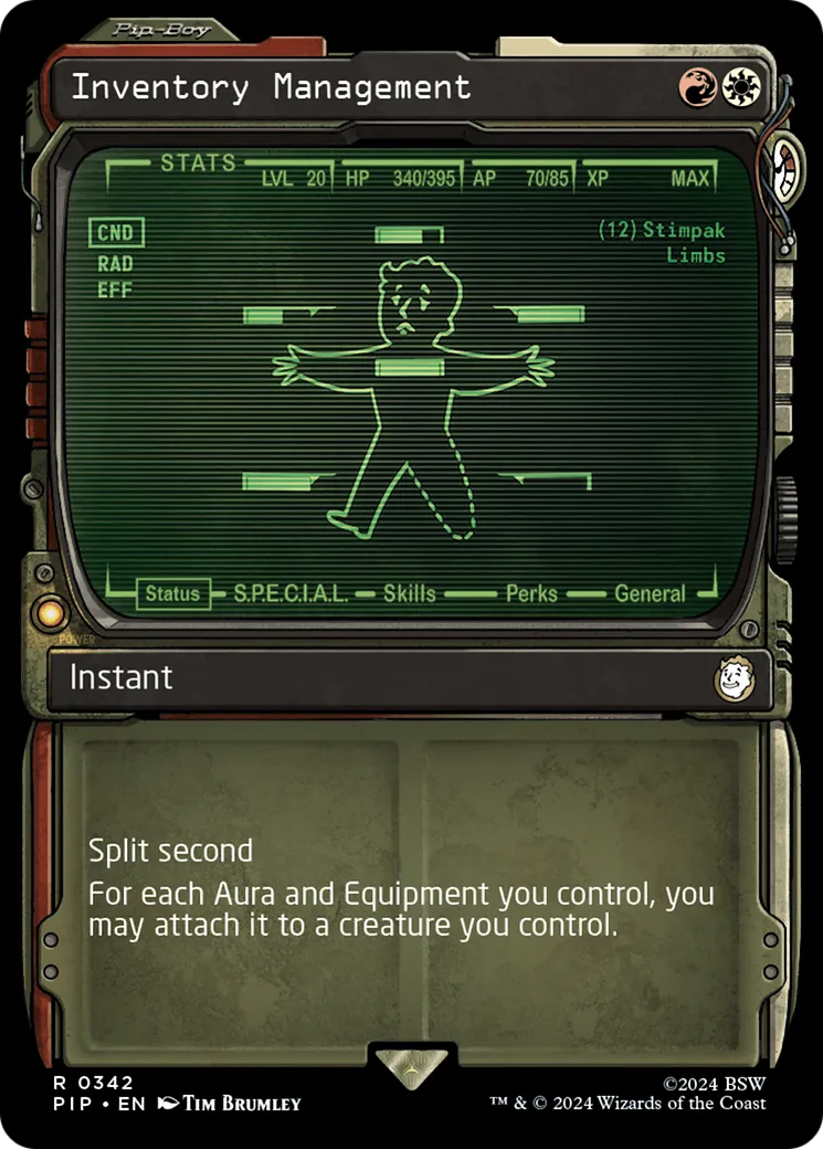 Inventory Management — Fallout — Magic: The Gathering