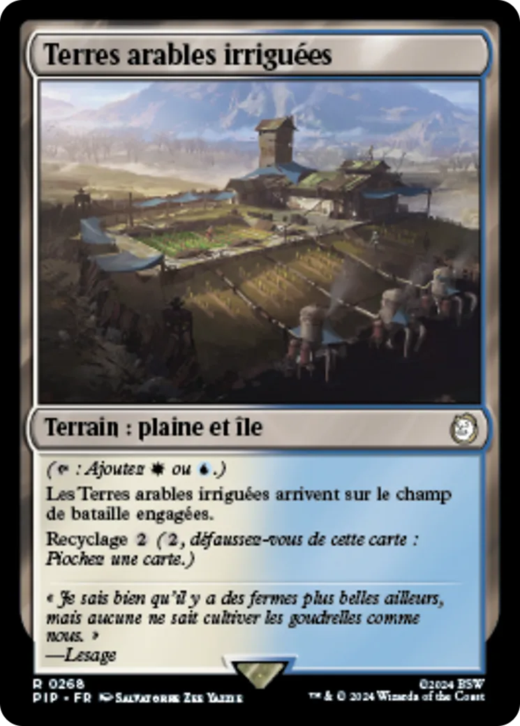 Terres arables irriguées — Fallout — Magic: The Gathering