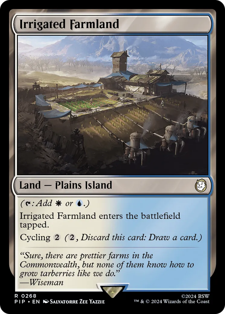 Terres arables irriguées — Fallout — Magic: The Gathering
