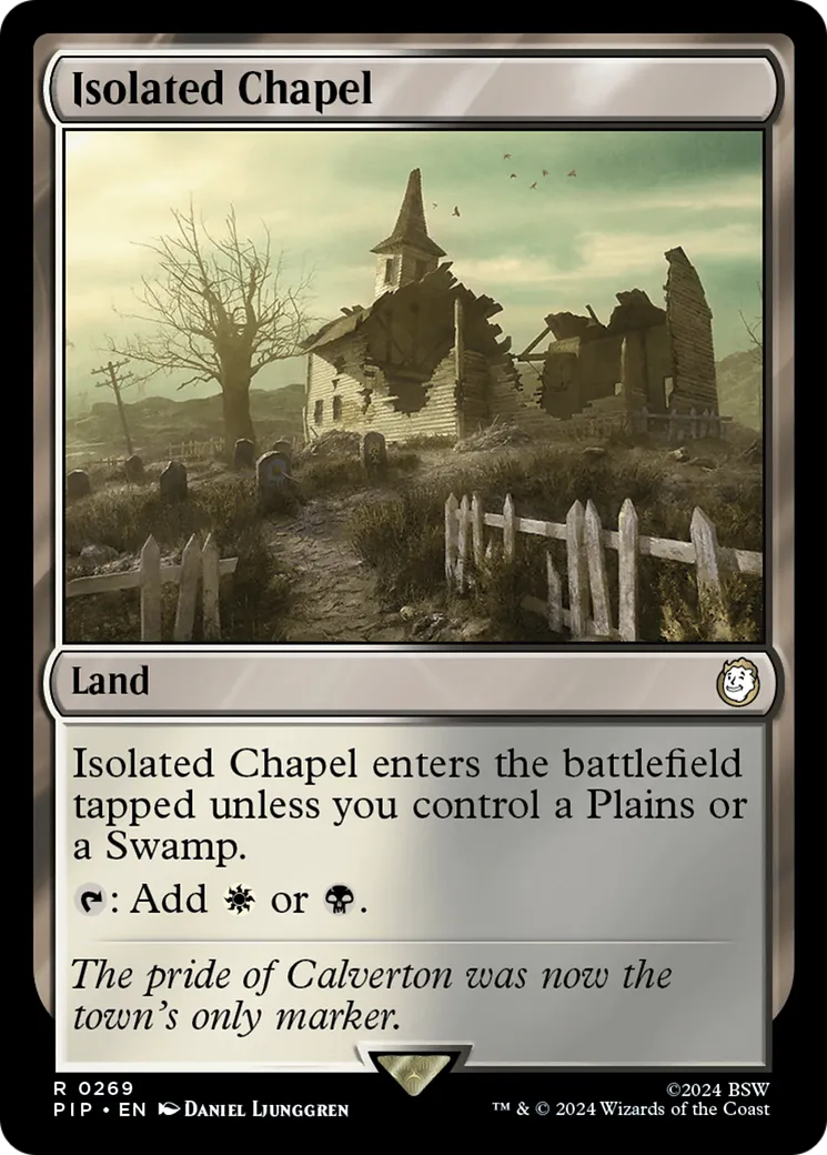 Isolated Chapel from Fallout - Magic: The Gathering