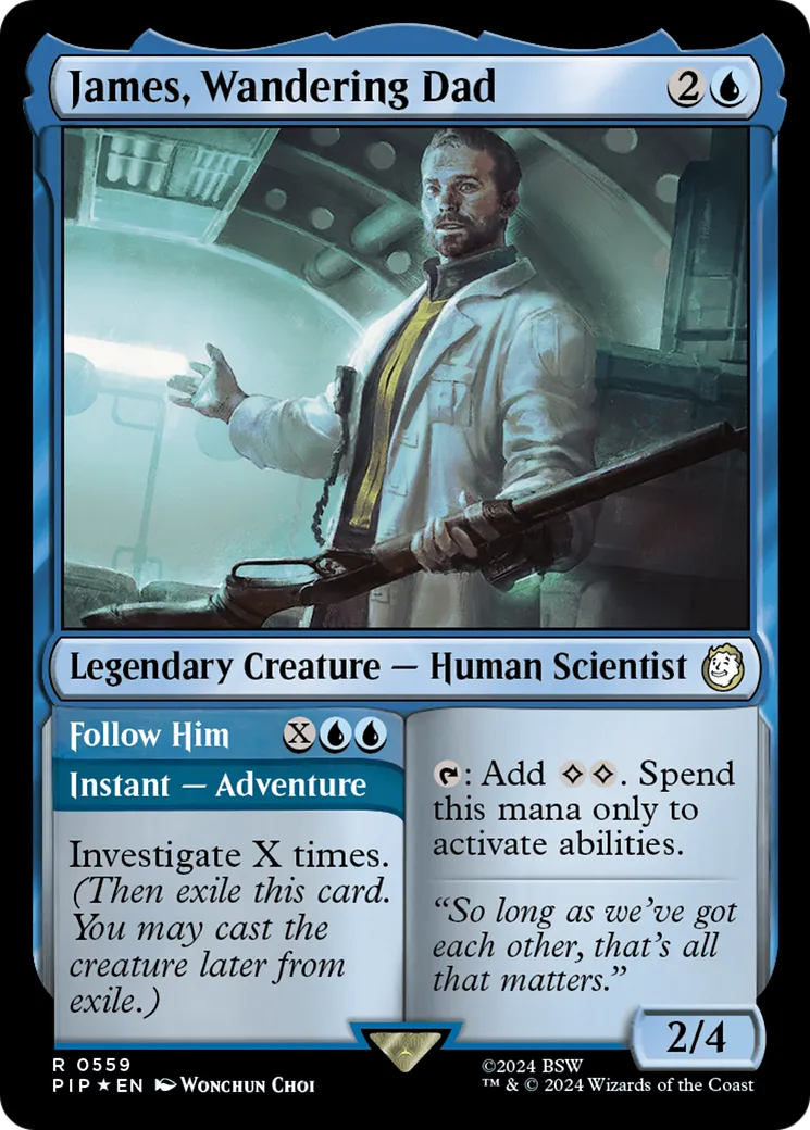 James, père vagabond // Suivez-le — Fallout — Magic: The Gathering