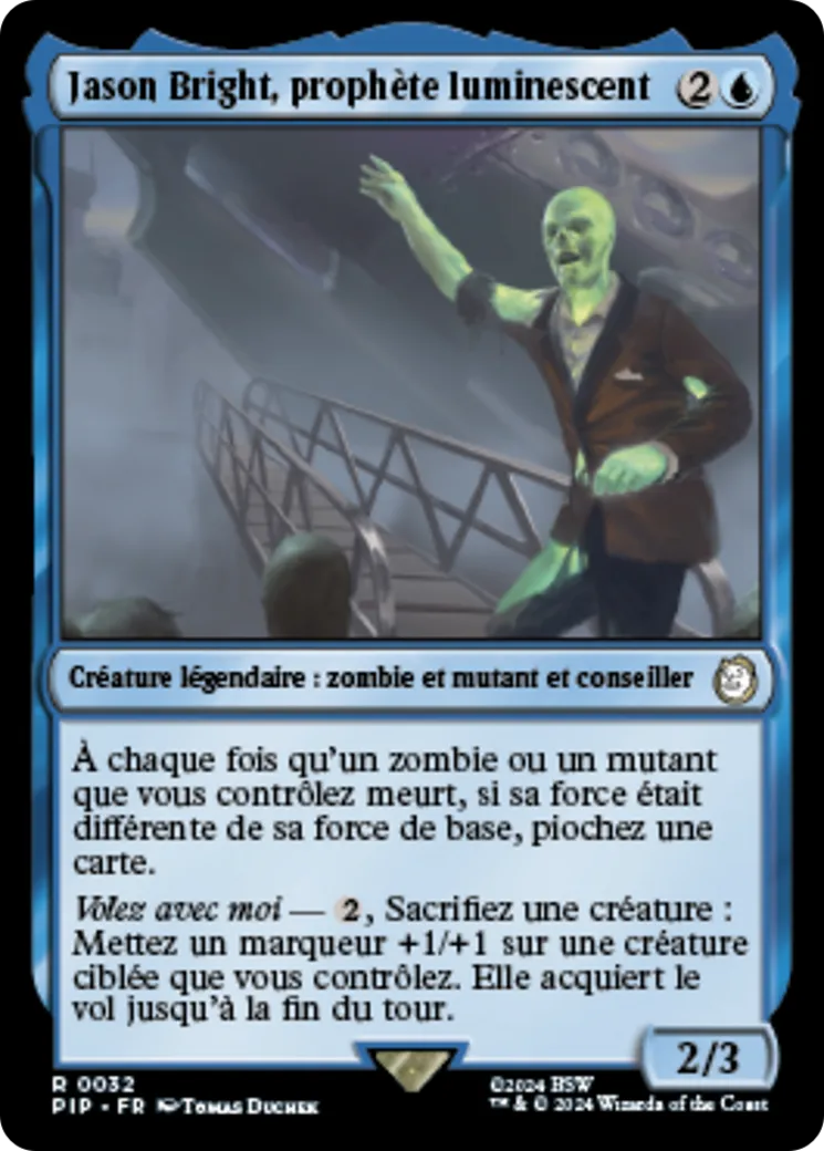 Jason Bright, prophète luminescent from Fallout - Magic: The Gathering