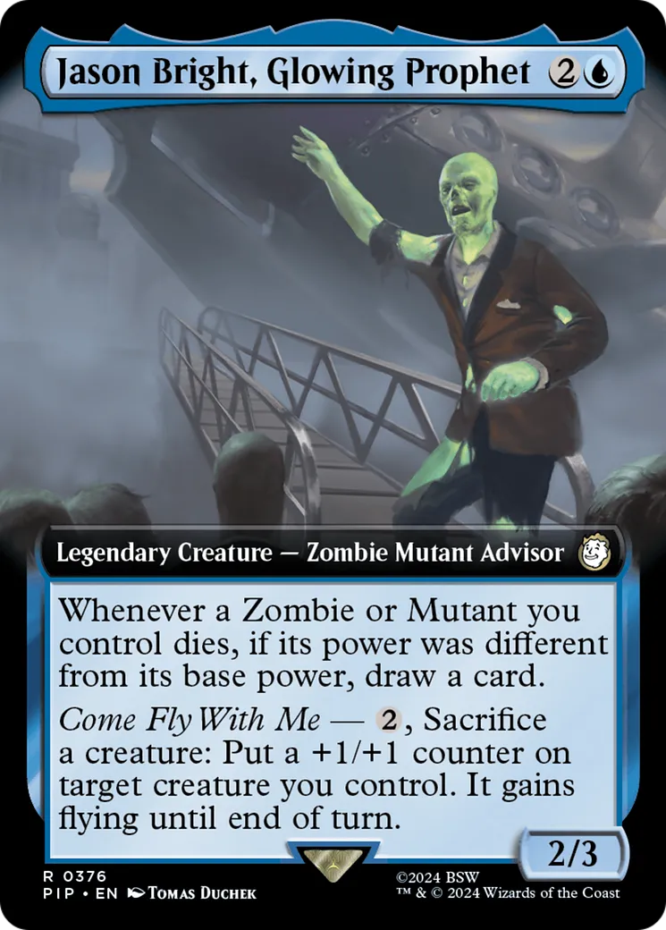 Jason Bright, prophète luminescent — Fallout — Magic: The Gathering