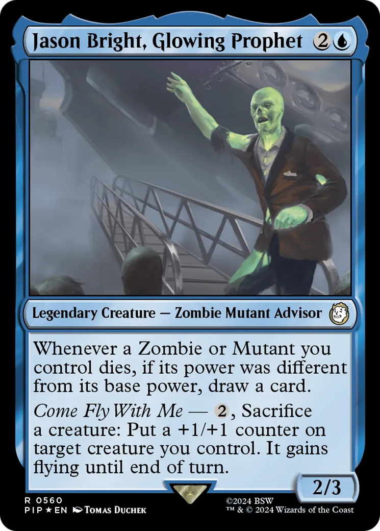 Jason Bright, prophète luminescent — Fallout — Magic: The Gathering