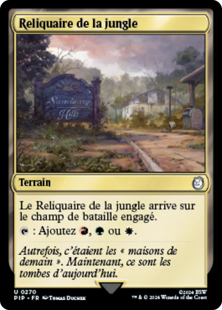 Reliquaire de la jungle — Fallout — Magic: The Gathering