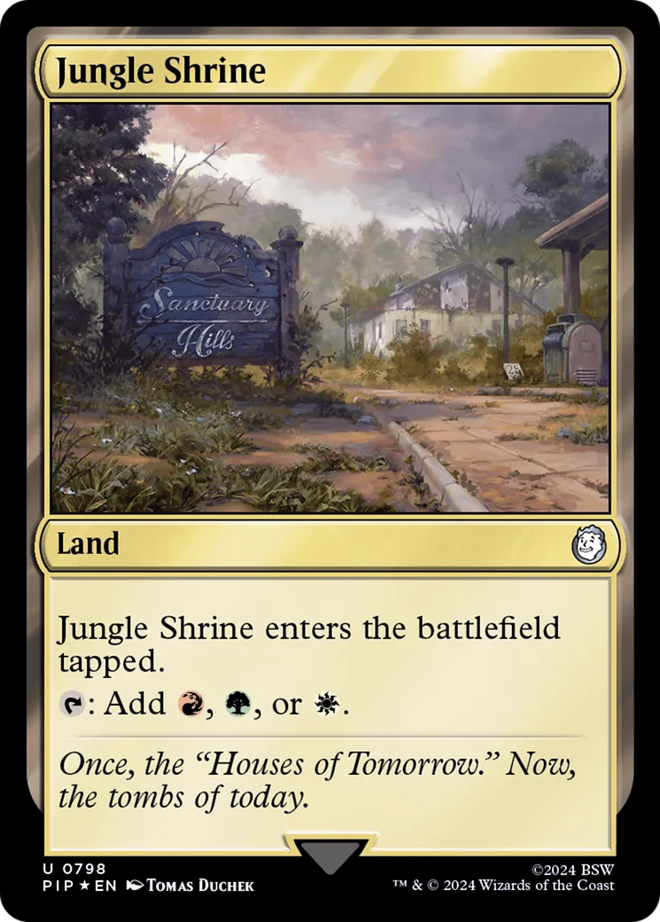 Jungle Shrine — Fallout — Magic: The Gathering
