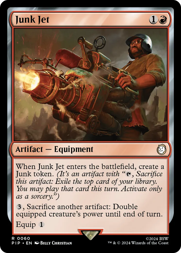 Junk Jet — Fallout — Magic: The Gathering