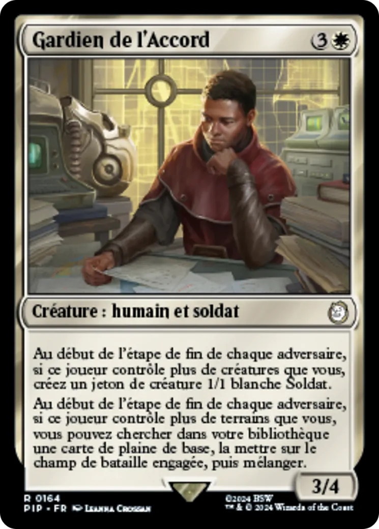 Gardien de l'Accord — Fallout — Magic: The Gathering
