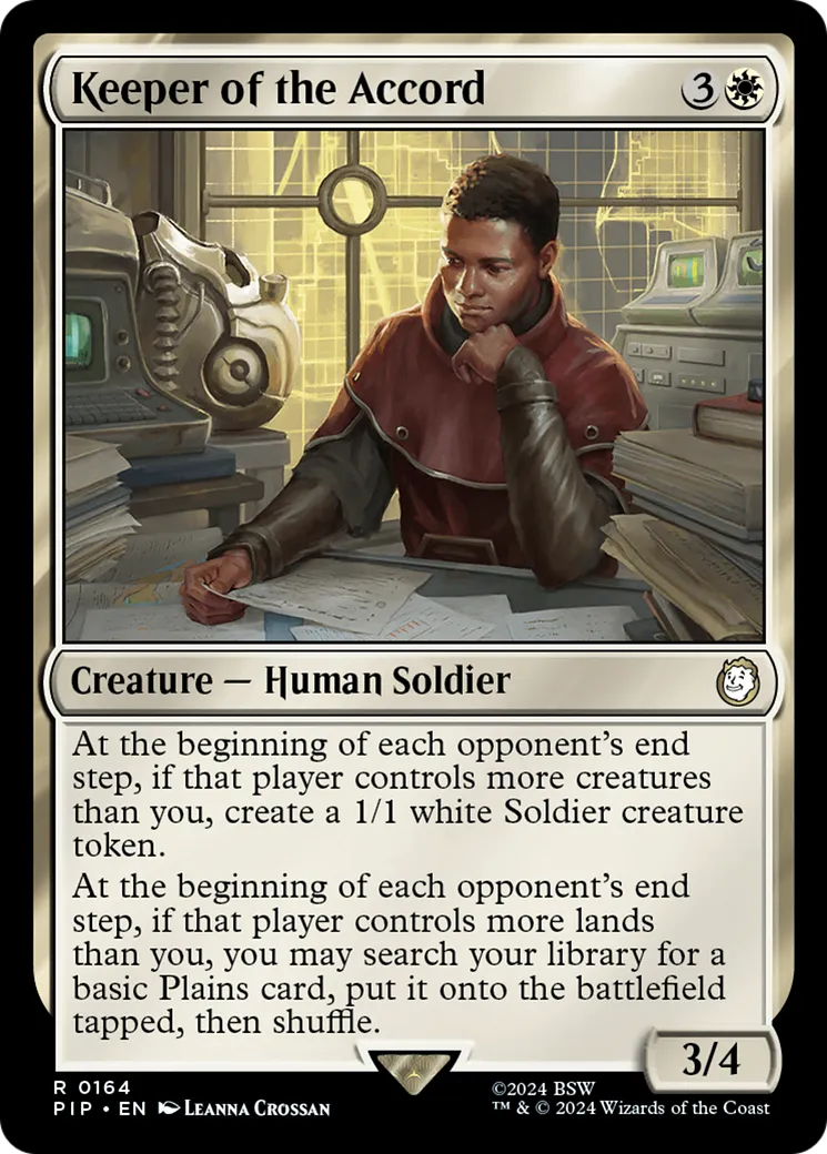 Keeper of the Accord — Fallout — Magic: The Gathering