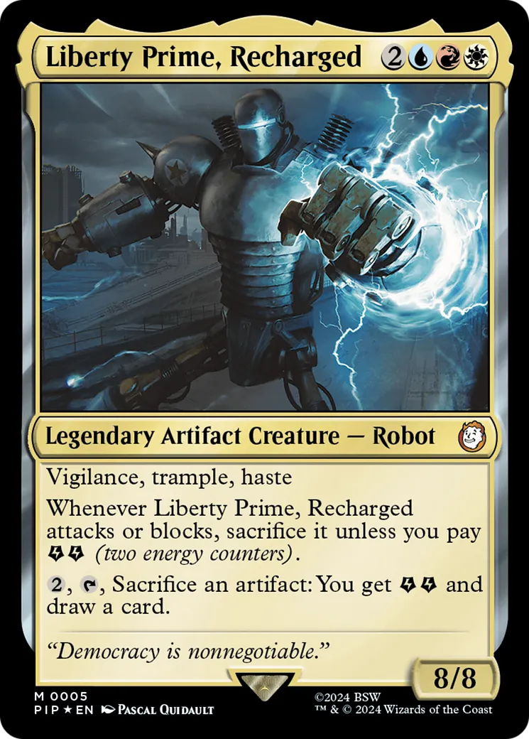 Liberty Prime, Recharged — Fallout — Magic: The Gathering