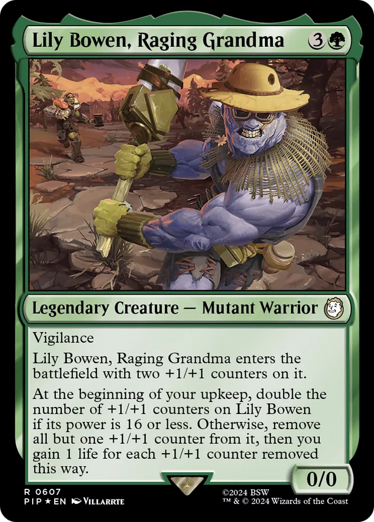 Lily Bowen, Raging Grandma — Fallout — Magic: The Gathering