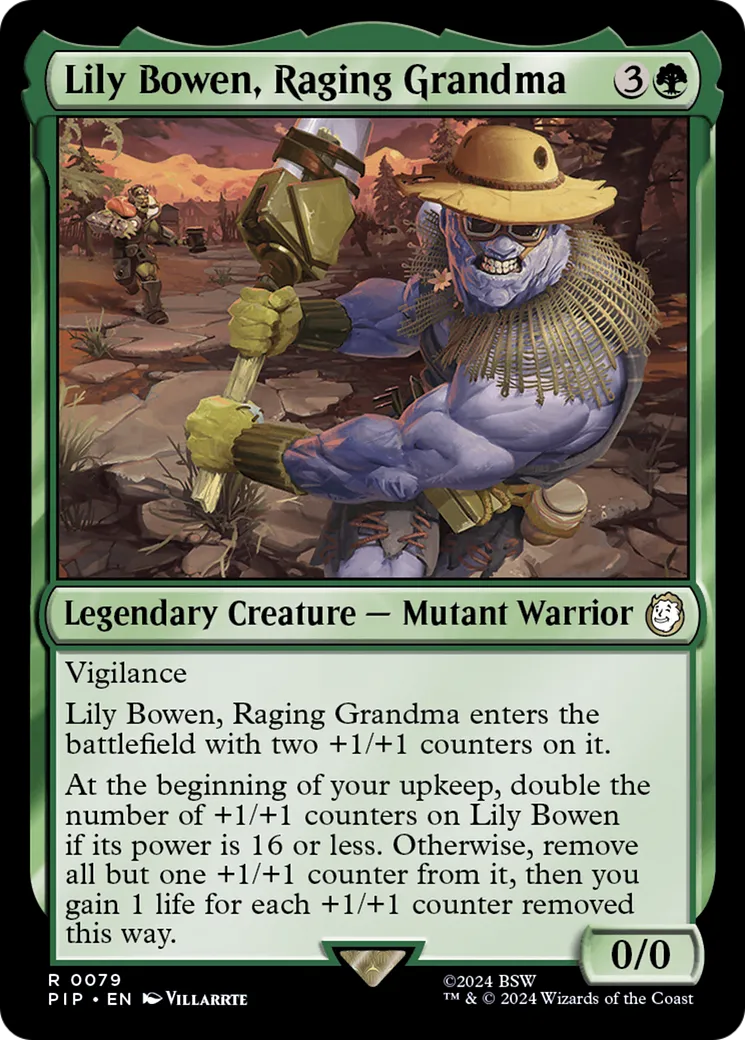 Lily Bowen, Raging Grandma — Fallout — Magic: The Gathering