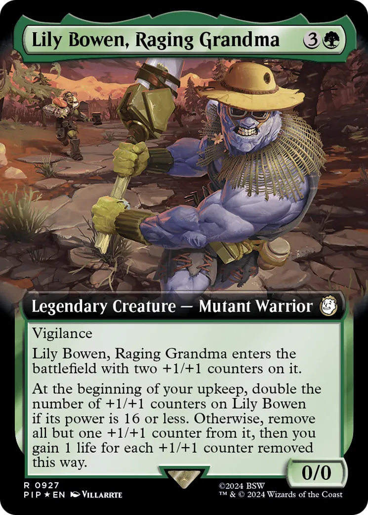 Lily Bowen, Raging Grandma from Fallout - Magic: The Gathering