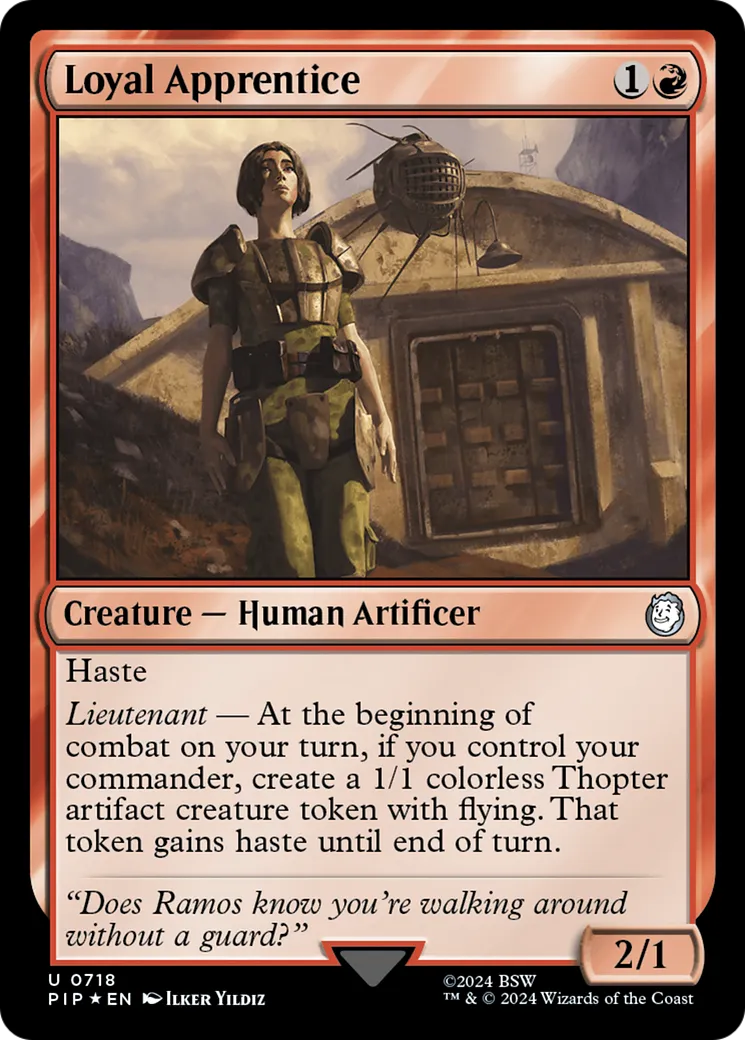 Apprentie loyale — Fallout — Magic: The Gathering