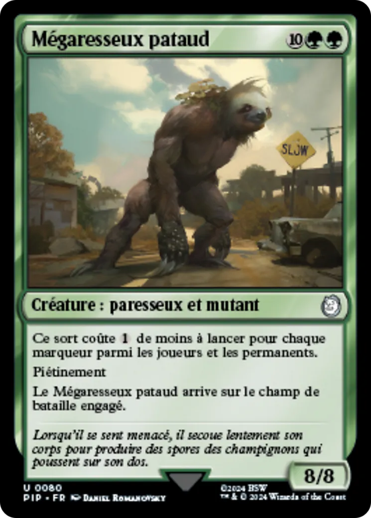Mégaresseux pataud — Fallout — Magic: The Gathering