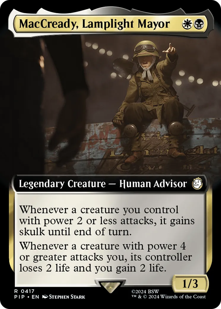 MacCready, maire de Lamplight — Fallout — Magic: The Gathering