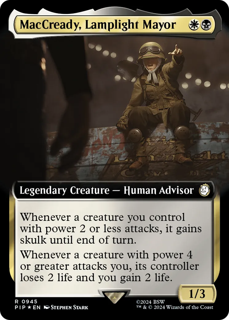 MacCready, Lamplight Mayor from Fallout - Magic: The Gathering