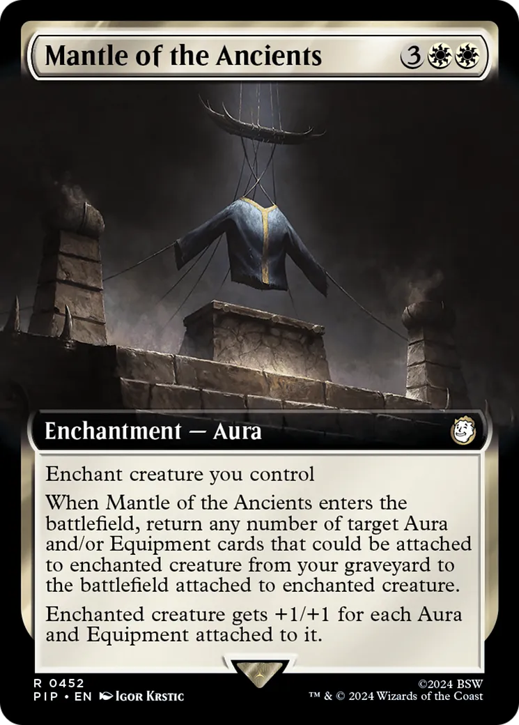 Manteau des Anciens — Fallout — Magic: The Gathering