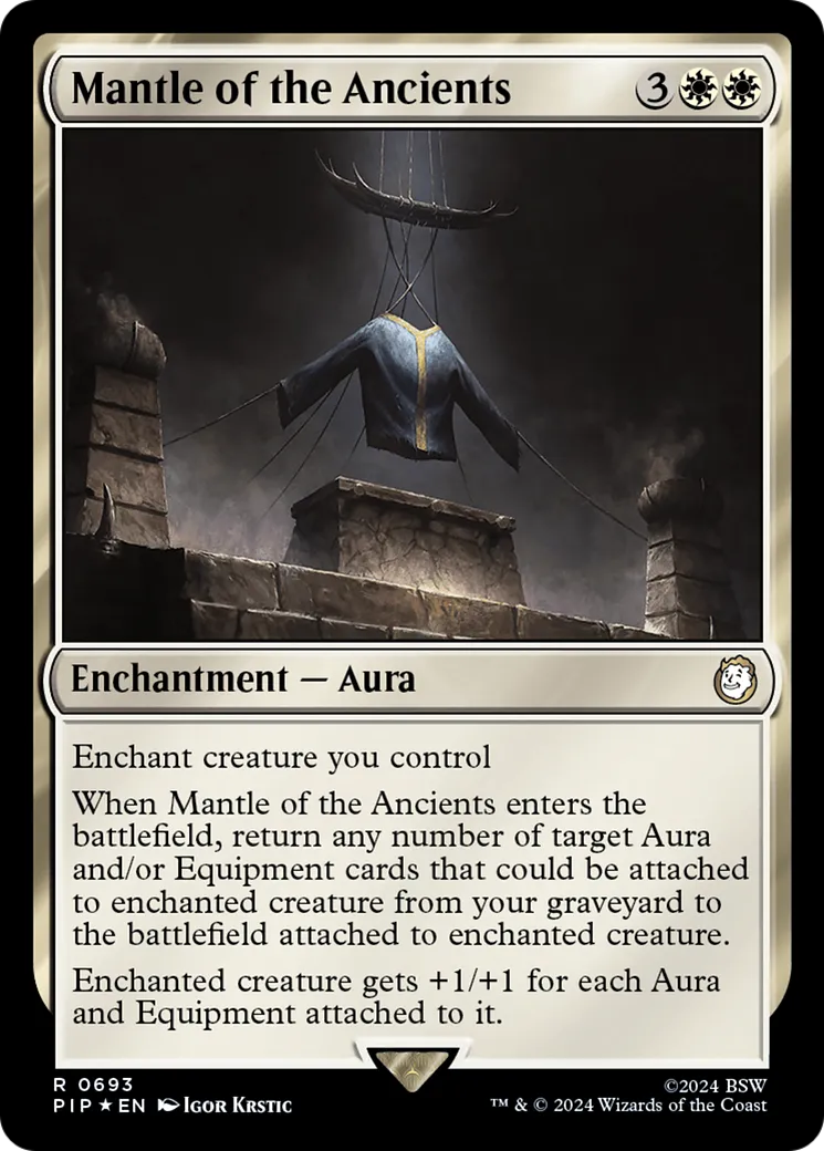 Manteau des Anciens — Fallout — Magic: The Gathering