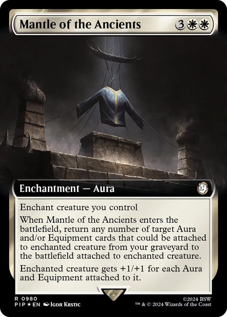 Manteau des Anciens — Fallout — Magic: The Gathering