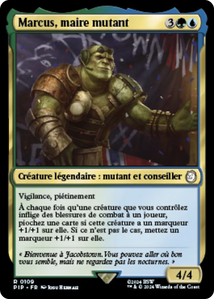 Marcus, maire mutant — Fallout — Magic: The Gathering