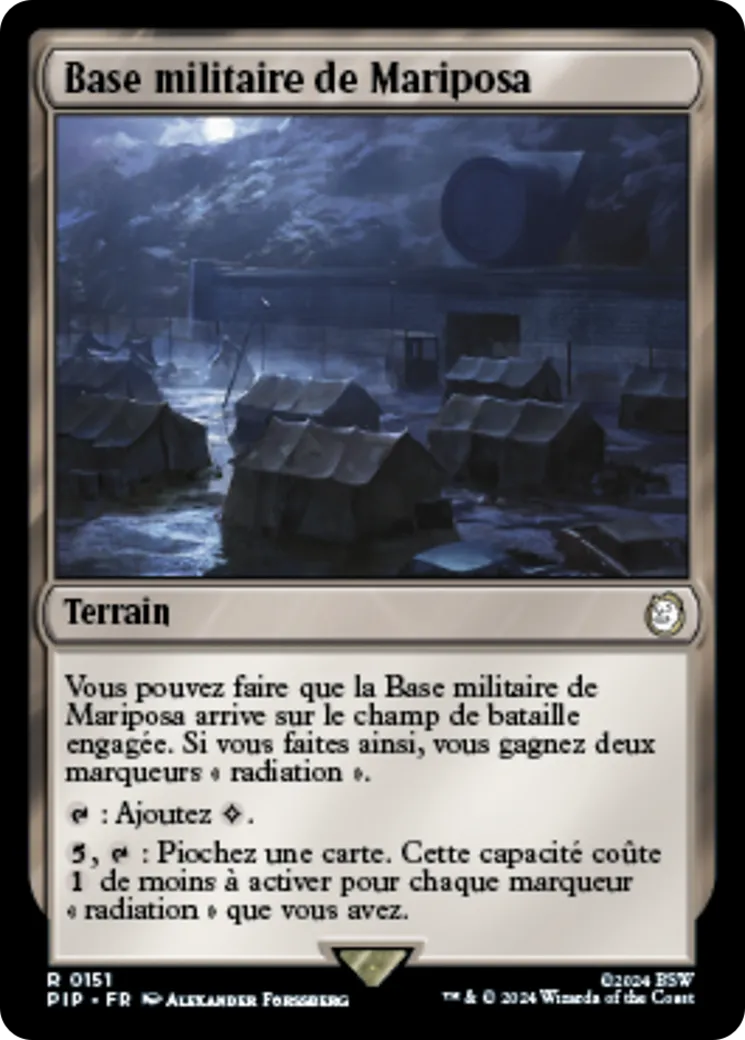 Base militaire de Mariposa — Fallout — Magic: The Gathering