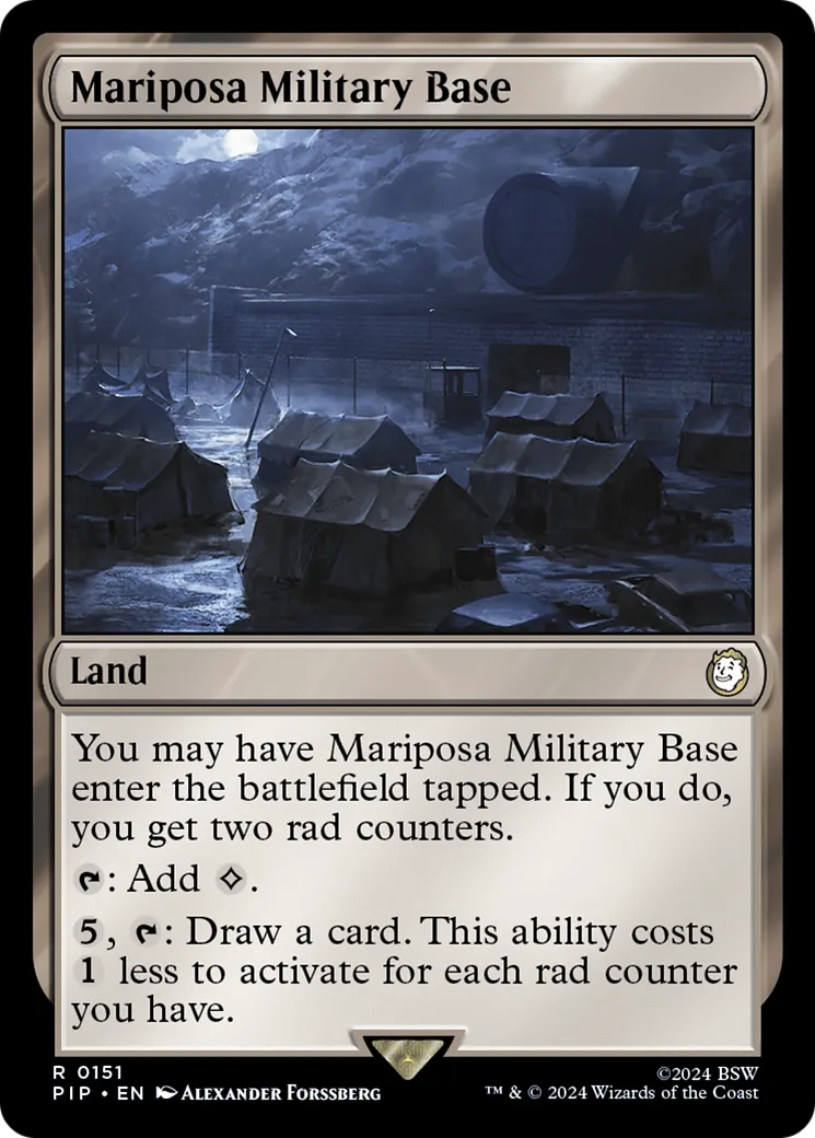 Mariposa Military Base — Fallout — Magic: The Gathering