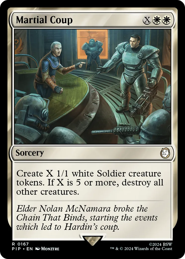 Martial Coup — Fallout — Magic: The Gathering
