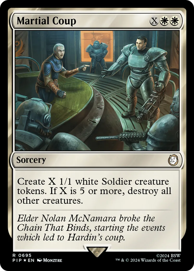 Martial Coup — Fallout — Magic: The Gathering