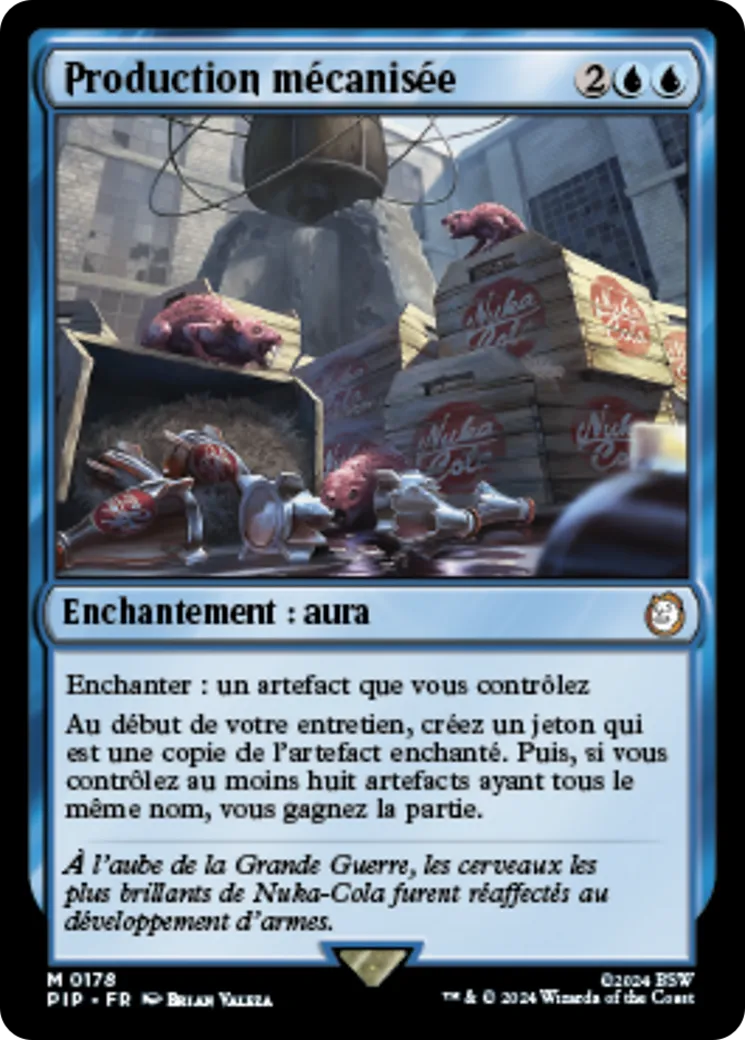 Production mécanisée — Fallout — Magic: The Gathering