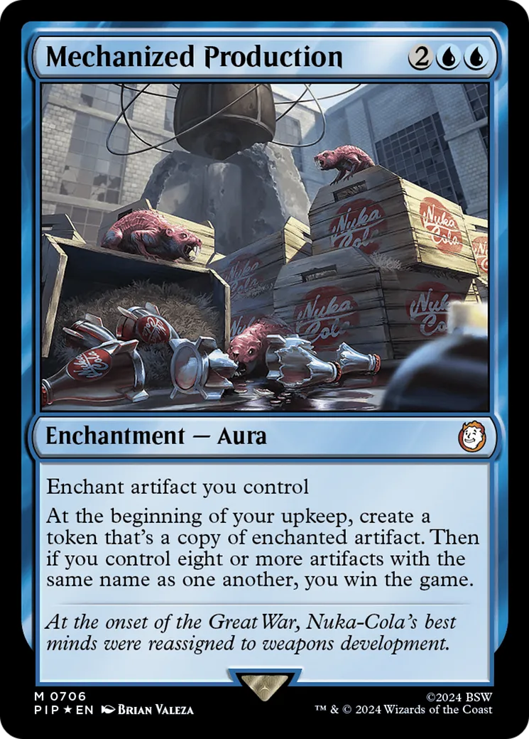 Production mécanisée — Fallout — Magic: The Gathering